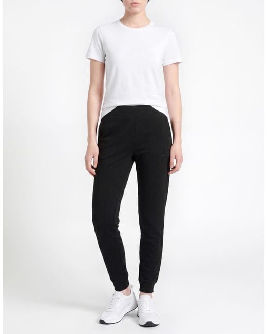 EA7 Black Pants Cotton, Polyester