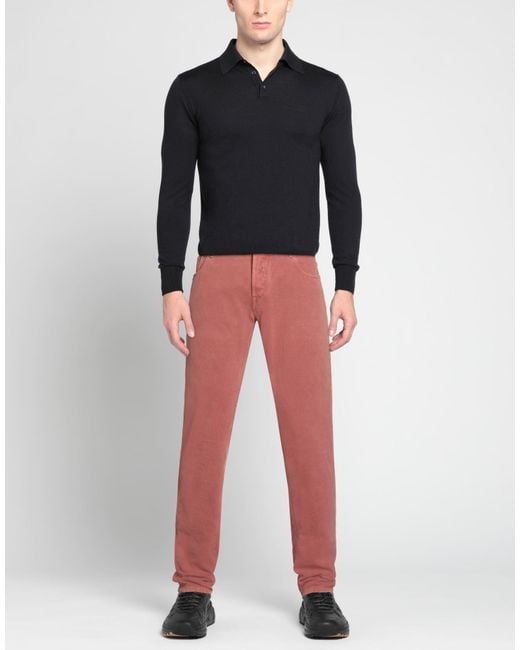 Hand Picked Red Pants for men