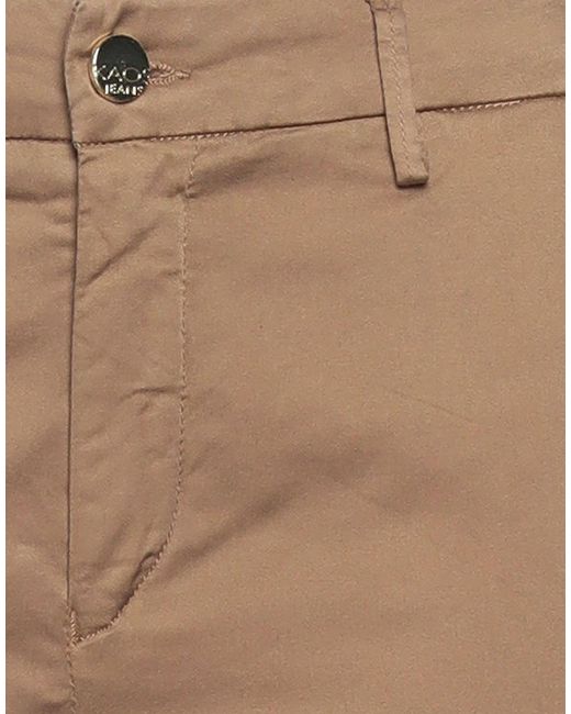 Kaos Natural Camel Pants Cotton, Elastane