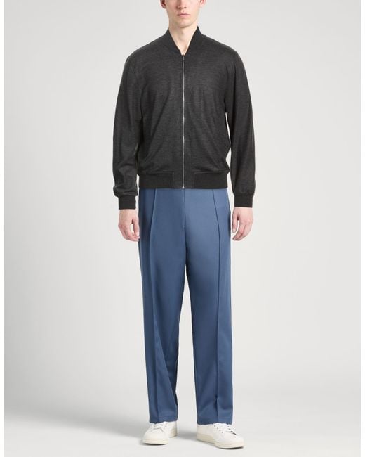 EIDERSCUTUM Gray Charcoal Jacket Virgin Wool for men