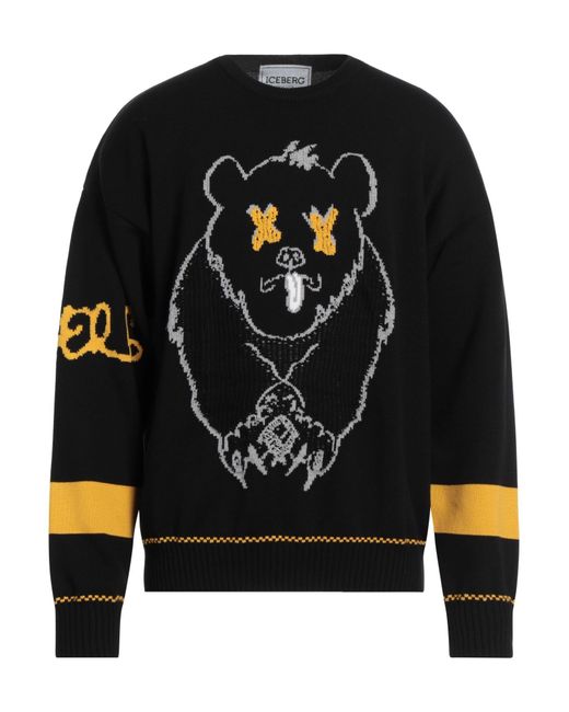 Iceberg Black Jumper for men