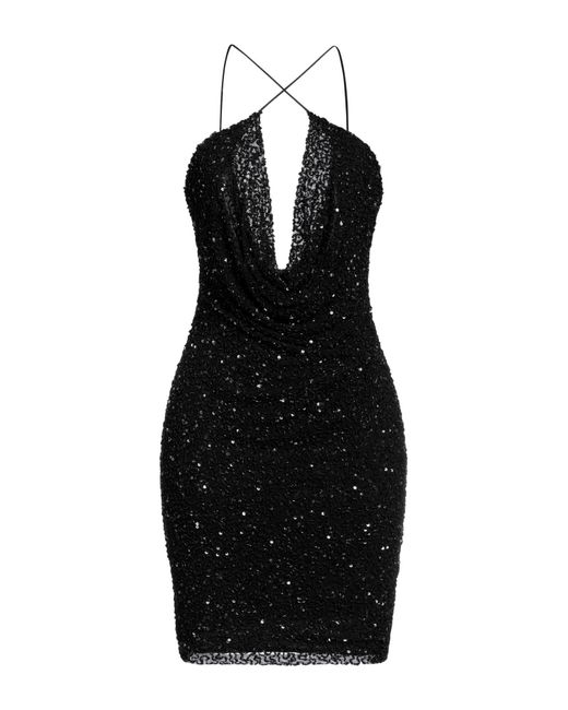 retroféte Black Mini Dress