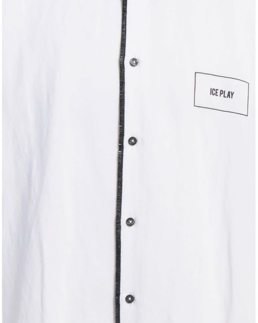 Camisa Ice Play de hombre de color White