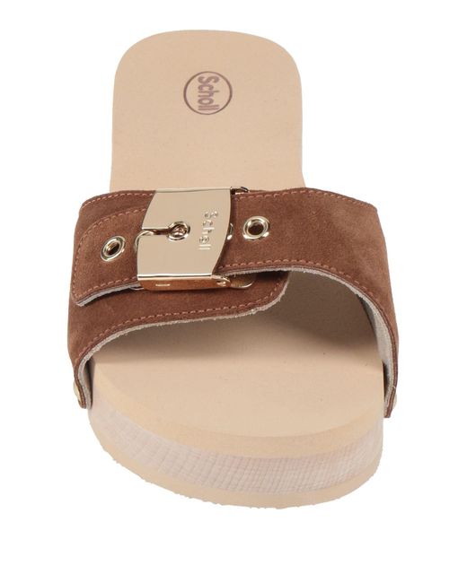 Scholl Natural Iconic Mules & Clogs Leather