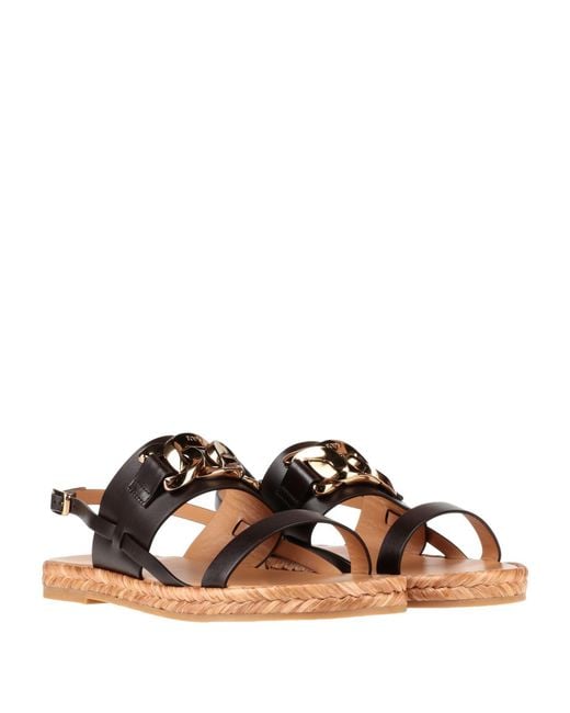 Tod's Brown Espadrilles
