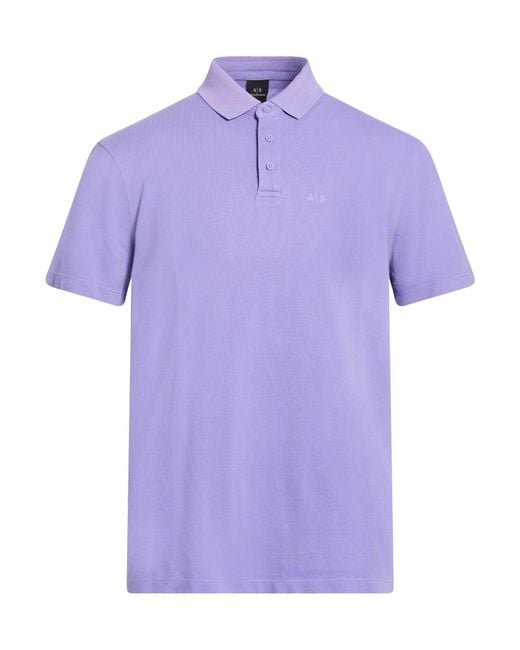 Purple Armani Exchange Shirt