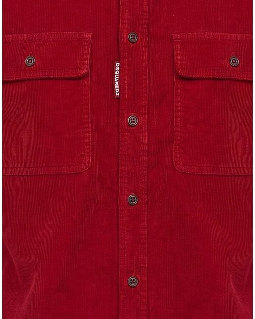 DSquared² Red Shirt for men