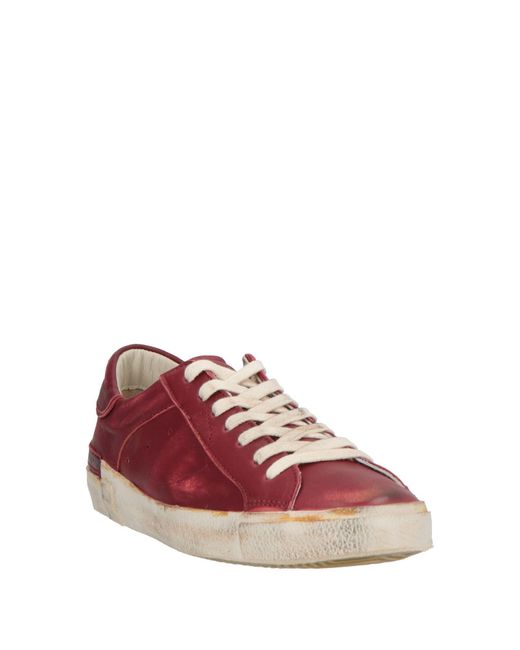 Philippe Model Red Trainers for men
