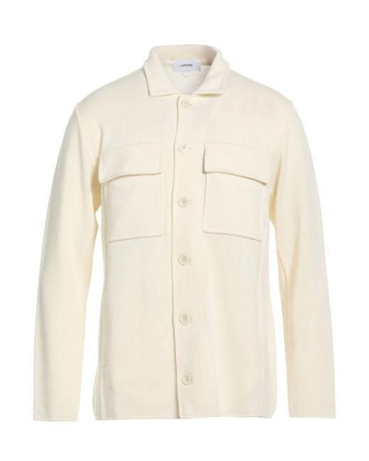 Lardini White Jacket Virgin Wool for men