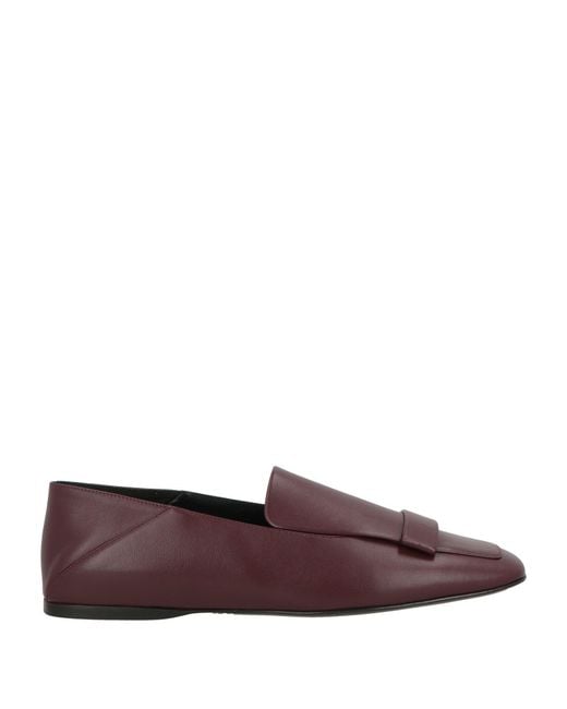 Sergio Rossi Purple Mokassin