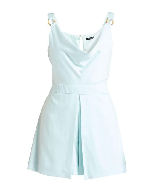 MARCIANO BY GUESS Blue Sky Playsuit Viscose, Polyester, Elastane