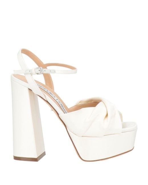 Sergio Rossi White Sandals