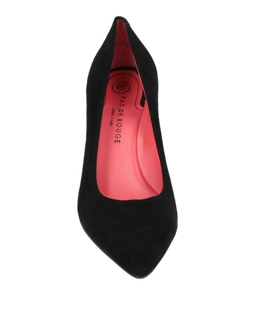 Pas De Rouge Black Pumps