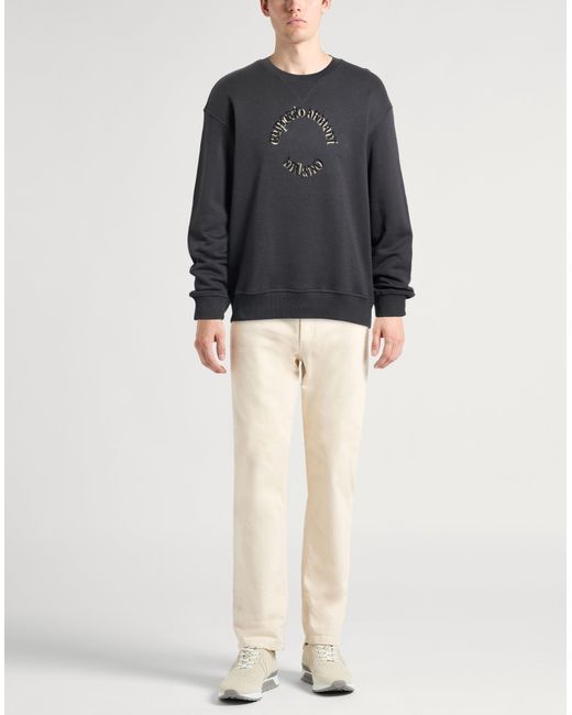 Emporio Armani Black Sweatshirts for men