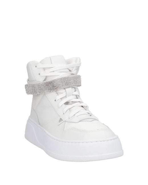 SCHUTZ SHOES White Sneakers Leather