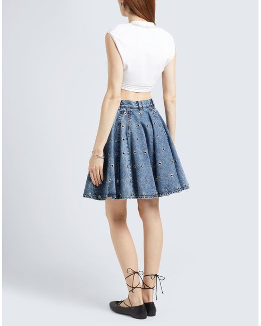 Alaïa Blue Denim Skirt