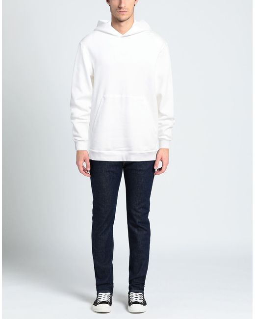 Acne White Sweatshirt for men