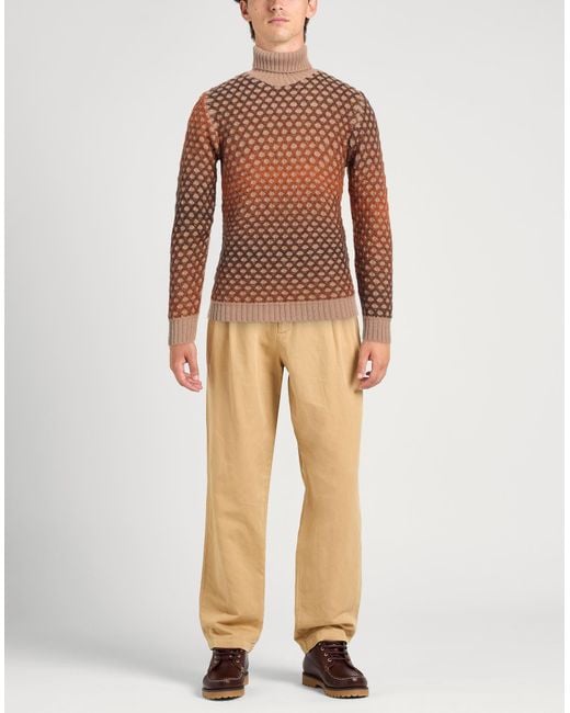 Daniele Alessandrini Red Turtleneck for men
