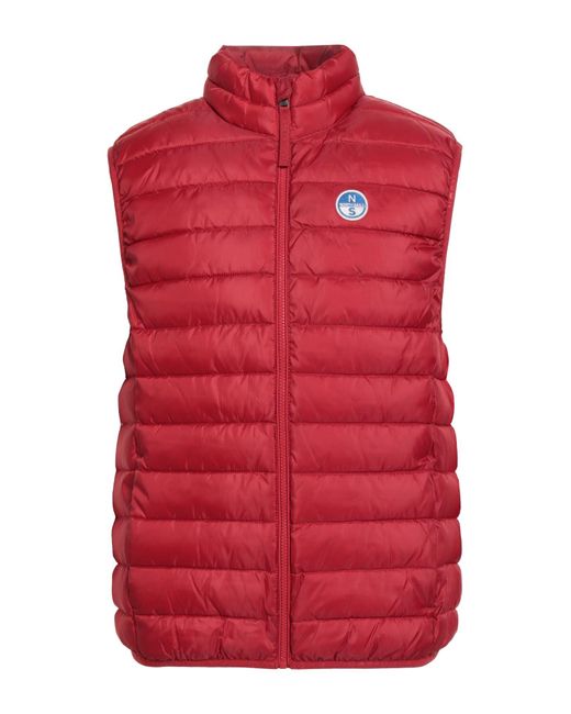 North Sails Red Gilet for men