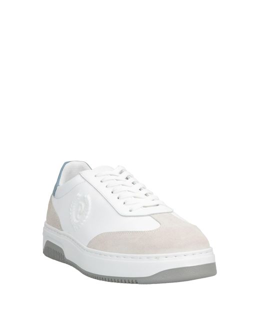 Pollini White Light Sneakers Soft Leather for men