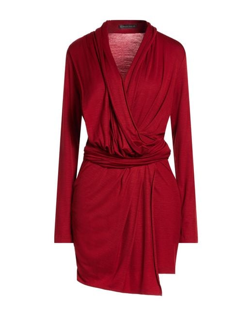 red strapless mini dress hailey bieber Hailey Strapless Dress