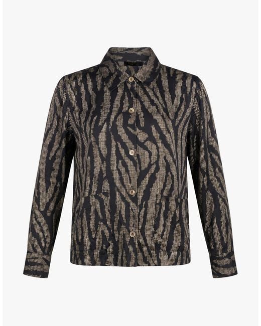 SEVENTY VENEZIA Black Shirt Viscose