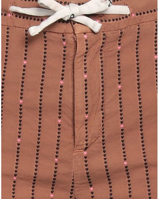 I LOVE MP Brown Pants Cotton, Polyester