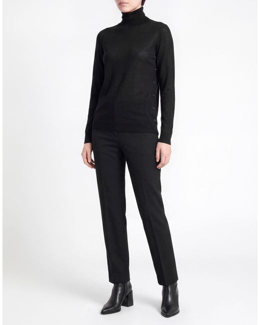 Dondup Black Turtleneck Wool