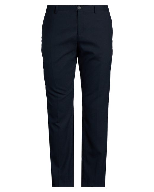 SELECTED Blue Midnight Pants Polyester, Wool, Viscose, Elastane for men