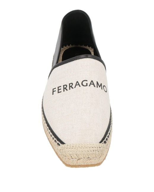 Ferragamo White Espadrilles