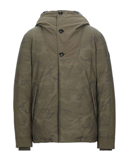 Woolrich Green Puffers for men