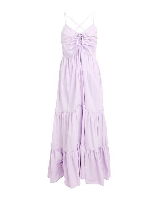 Isabelle Blanche Purple Maxi Dress