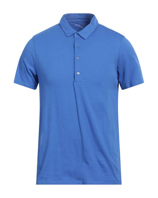 Majestic Filatures Blue Polo Shirt for men