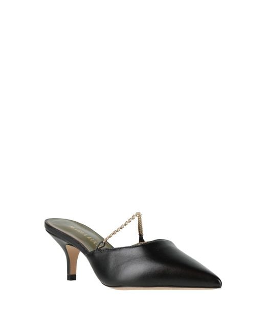 MARIA LUCA Black Mules & Clogs