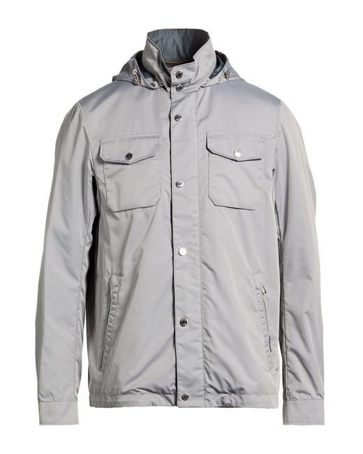 Moorer Gray Jacket Polyamide for men