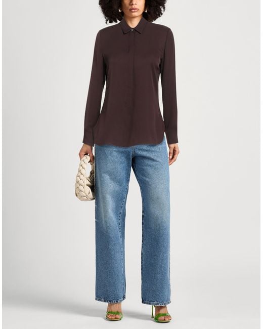 Camicia di Theory in Brown
