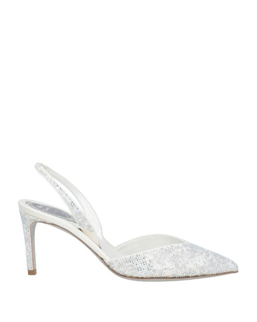 Rene Caovilla White Pumps