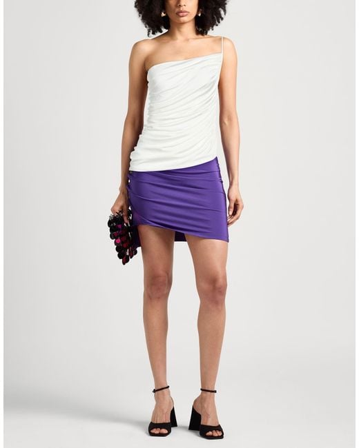 Magda Butrym White Top Viscose, Elastane