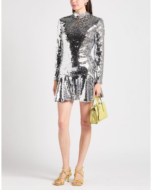 ViCOLO Gray Mini Dress Polyester