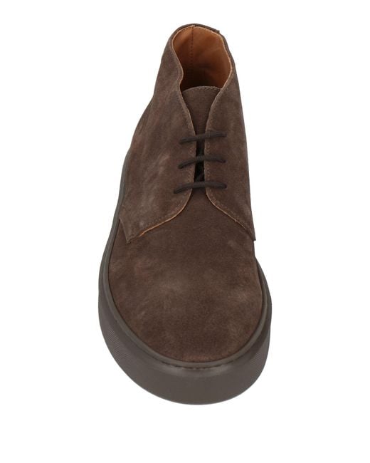 Doucal's Brown Ankle Boots for men