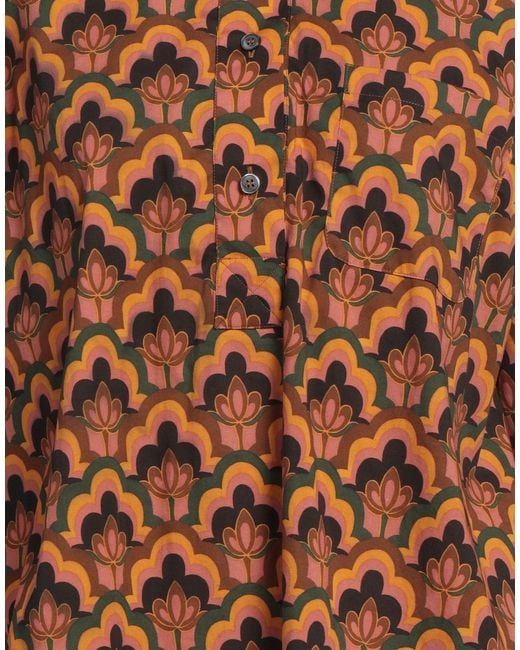 Caliban Brown Top Cotton, Elastane