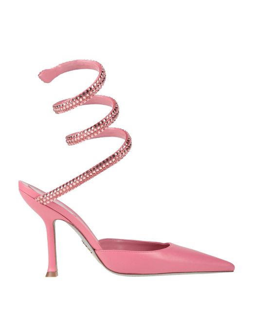 Rene Caovilla Pink Pumps