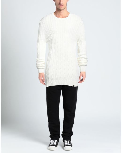 Lumberjack White Sweater for men