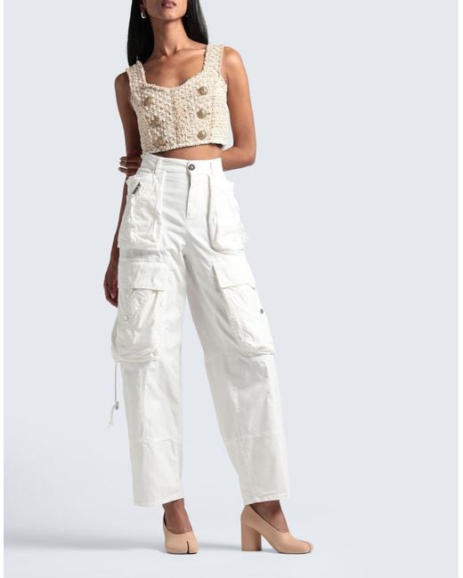 DSquared² White Trouser