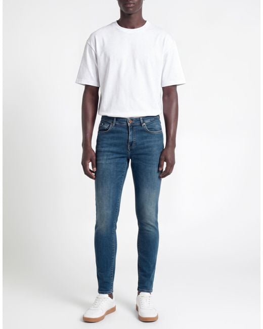 Gas Blue Jeans Cotton, Elastane for men