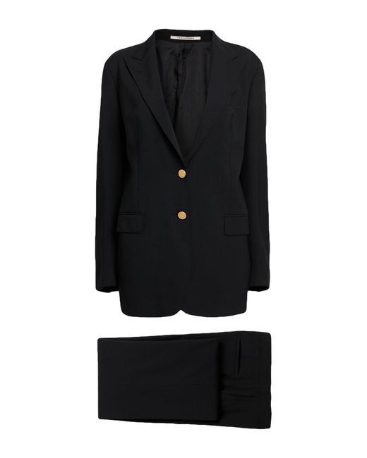 Tagliatore 0205 Black Suit Polyester, Virgin Wool, Elastane