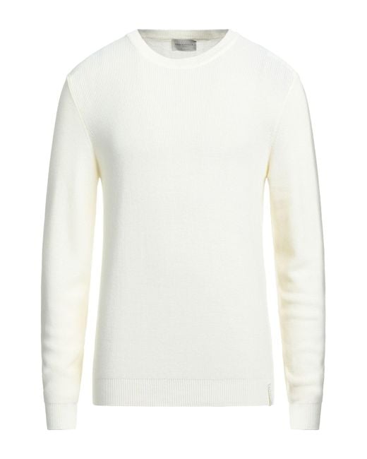 Brooksfield White Sweater for men
