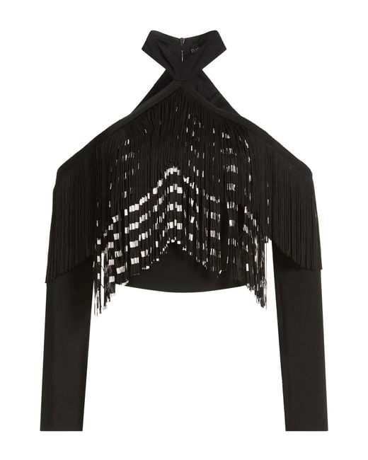 David Koma Black Tops