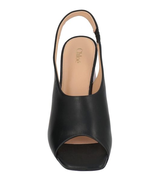 Chloé Black Sandals Leather