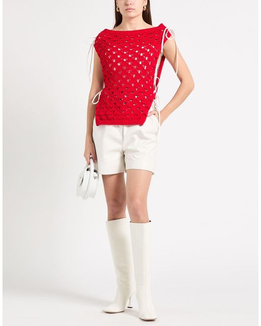MSGM Red Top Cotton